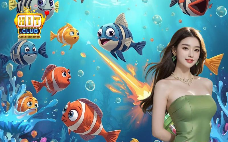 Bắn Cá Cổ Điển – Trải Nghiệm Giải Trí Kinh Điển Tại HitClub 2 Đại dương hiển thị sống động với hiệu ứng ánh sáng mượt mà